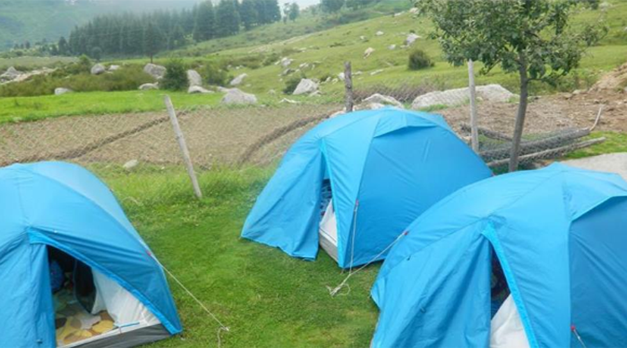 Camping in Bir Billing
